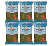 KCS Mung Whole 500g x 6 - Whole Green Mung Beans | Ideal for Curries, Salads, Soups & Snacks | High-Protein Plant-Based Legume | Pack of 6