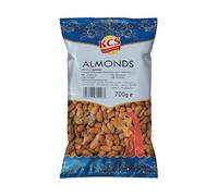 KCS Premium Almonds 700g - 100% Natural Whole Raw Almonds | High in Protein, Fibre & Healthy Fats | Ideal for Snacking, Baking & Cooking