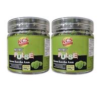 KCS Pulse Green Kachcha Aam Candy 200g x 2 - Tangy and Refreshing Mango Flavor with a Sweet Kick | Traditional Indian Kachcha Aam Candy | Pack of 2