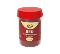 KCS Red Food Colour 25g | Concentrated Edible Food Colour Powder | Suitable for Baking, Desserts, Sweets & Cooking | Food Colouring