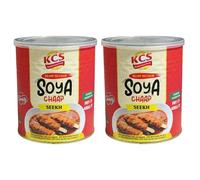 KCS SOYA Seekh Chaap 850g (Pack of 2) - Ready-to-Cook SOYA Chaap on Skewers | Ideal for Grilling, Tandoori & Wraps | 100% Vegetarian Protein