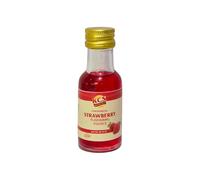 KCS Strawberry Flavouring Essence 28ml | Concentrated Strawberry Flavour Essence | Suitable for Baking, Desserts & Beverages | Food Flavouring | 28ml Bottle