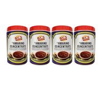 KCS Tamarind Concentrate 400g x 4 - Rich and Tangy Tamarind Paste | Perfect for Cooking, Sauces, Chutneys, and Beverages | Pack of 4