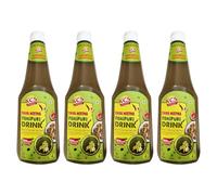 KCS Tikha Mitha Panipuri Drink 930ml x 4 - Sweet & Spicy Pani Puri Drink, Refreshing Indian Beverage, Pack of 4 Bottles