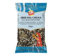 KCS Urid Dal Chilka 500g - Split Black Gram with Husk | Suitable for Dal, Curries & Traditional Recipes