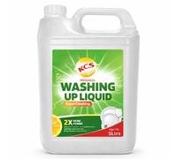 KCS Washing Up Liquid 5 Litre - Concentrated Dishwashing Liquid | Powerful Grease Removal | Long-Lasting Family & Commercial Size