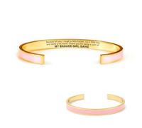 Kcsznk My Badass Friend Gang Bracelet, Enamel Engraved Cuff Badass Bestie Bangle,Inspirational Multiple Color Bracelets Gift for Women,Bff Jewelry Birthday Easter Christmas
