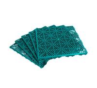Kct 1 Pack (5 Pieces) Green Garden Non Slip Interlocking Path Tiles