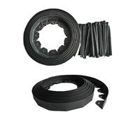 Kct 10 Metre Flexible Plastic Lawn Edging Garden Grass Border With 40 Pegs