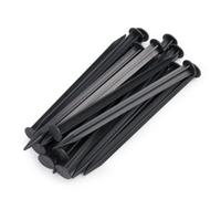 Kct 10 Pack 18Cm Plastic Fixing Pegs For Flexible Garden Lawn Edging Securing Ground Stakes Heavy Duty Replacement Spare