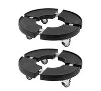 Kct 2 Pack Adjustable Plant Caddy With Wheels Heavy Duty Rolling Trolley For Potted Indoor House Garden Plants Pot Portable Stand