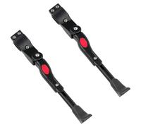 KCT 2 Pack Bike Adjustable Kickstand Universal Bicycle Kick Stand Rear Cycle Side Prop Attachment for Road Mountain fits 24-29" Inch Wheel