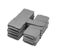 Kct 2 Pack- Stone Slab Garden Lawn Border Edgings - 20 Pieces Total