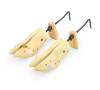 Kct 2 Wooden Shoe Tree Stretchers Mens Gents - 2 Way Adjustable Shoe Expander