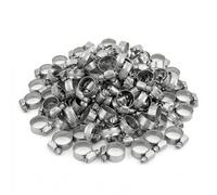 KCT 20-32mm Stainless Steel 304 Adjustable Hose Clips Pipe Clamps - Bulk Trade Pack of 100