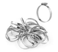 KCT 20 Pack - 50mm-70mm Hose Pipe Clamps Adjustable 304 Stainless Steel Metal Clips for Flexible Tube Worm Drive
