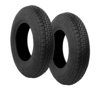 Kct 2Pcs 4.80 4.00-8 Wheelbarrow Trolley Cart Tyre 8" Rim / 16" Wheel