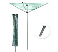 Kct 3 Arm Rotary Airer (30M) And Cover
