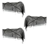 KCT 3 Pack 3m Garden Grow Tunnel Allotment Cloche Net Mesh Plant Cover Veg Protection