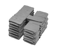Kct 3 Pack- Stone Slab Garden Lawn Border Edgings - 30 Pieces Total