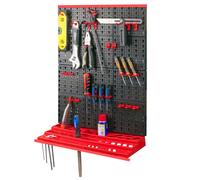 KCT 3 Pcs Plastic Wall Mounted Tool Board Rack Storage Garage Organiser Workshop DIY Shed Shelves