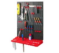 KCT 3 Pcs Wall Mount Tool Board Storage Organiser Workshop Shelves Rack Set
