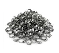 KCT 35-51mm Stainless Steel 304 Adjustable Hose Clip Pipe Clamp - Bulk Trade Pack of 100