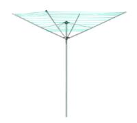 KCT 4 Arm Outdoor Rotary Washing Line Clothes Airer with Protective Cover - 40m Drying Area