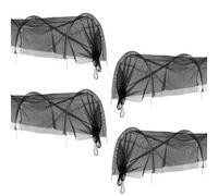 Kct 4 Pack Black Garden 3M Net Cloche Grow Tunnel
