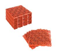 Kct 4 Pack - Coloured Garden Non Slip Interlocking Path Tiles - 20 Pieces Total