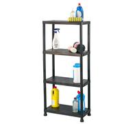 Kct 4 Tier Plastic Garage Shelving Shelves Home Shelf Storage Unit For Office, Shed, Workshops