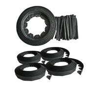 Kct 40 Metre Flexible Plastic Lawn Edging Garden Grass Border With 160 Pegs