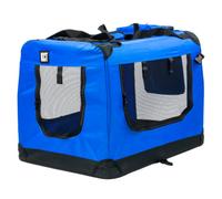 Kct Dog Cat Cage Travel Crate Fabric Pet Carrier Transport Bag - Large Blue