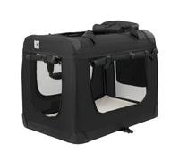 Kct Dog Cat Cage Travel Crate Fabric Pet Carrier Transport Bag - Medium Black