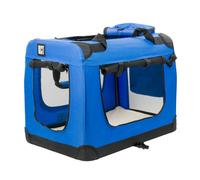 Kct Dog Cat Cage Travel Crate Fabric Pet Carrier Transport Bag - Medium Blue