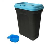 KCT Dry Pet Food Storage Container and Integrated Scoop 30 Litre/15kg Blue