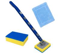 Kct Extendable Household Cleaner Kit Tile Window Bathroom Scrubber Sponge Brush