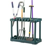 Kct Garden Tool Storage With Wheels Rack Organiser For Shed Garage Accessories Spade Holder Tidy Solutions Freestanding Plastic
