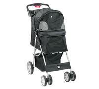 Kct Hooded Foldable Pet Stroller - Black