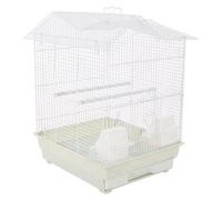 Kct Indoor Bird Cage Santiago Plus Exotic Portable Small - White