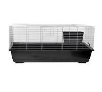 Kct Indoor Cage Rabbit Small 100Cm Single Level Dark Grey Bunny Run Animal Pet House