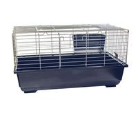 Kct Indoor Cage Rabbit Small 80Cm Single Level Dark Blue Bunny Run Animal Pet House
