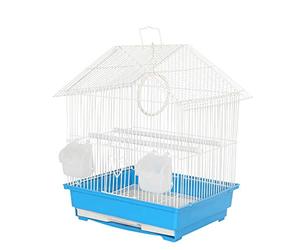 KCT Lima Small Exotic Portable Bird Cage Travel Box- Blue