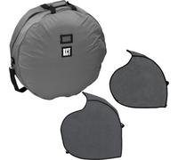 Kct Motorbike Front And Rear Back Double Wheel Protective Waterproof Bag Zip Up Storage Transport & Motorcycle Tyre Warmer Covers