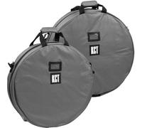 KCT Motorcycle Single Front And Rear Back Wheel Bags Protective Motorbike Padded Waterproof Tyre Zip Up Transport Storage Carry Covers