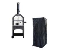 Kct Outdoor Pizza Oven Bbq Smoker With Protective Cover