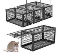 KCT Pack of 4 Humane Rat Mouse Trap No Kill Bait Rodent Mice Catcher