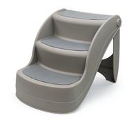 Kct Pet Dog Steps Stairs Folding Portable Grey Lightweight Ladder - Suitable For Cats And Small Animals