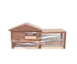 KCT Protective Weatherproof Hutch Cover for 5ft Two Tier Verona Rabbit Hutch with Run