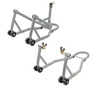 KCT Rear Paddock & Front Headstock Motorbike Stands Heavy Duty Steel
